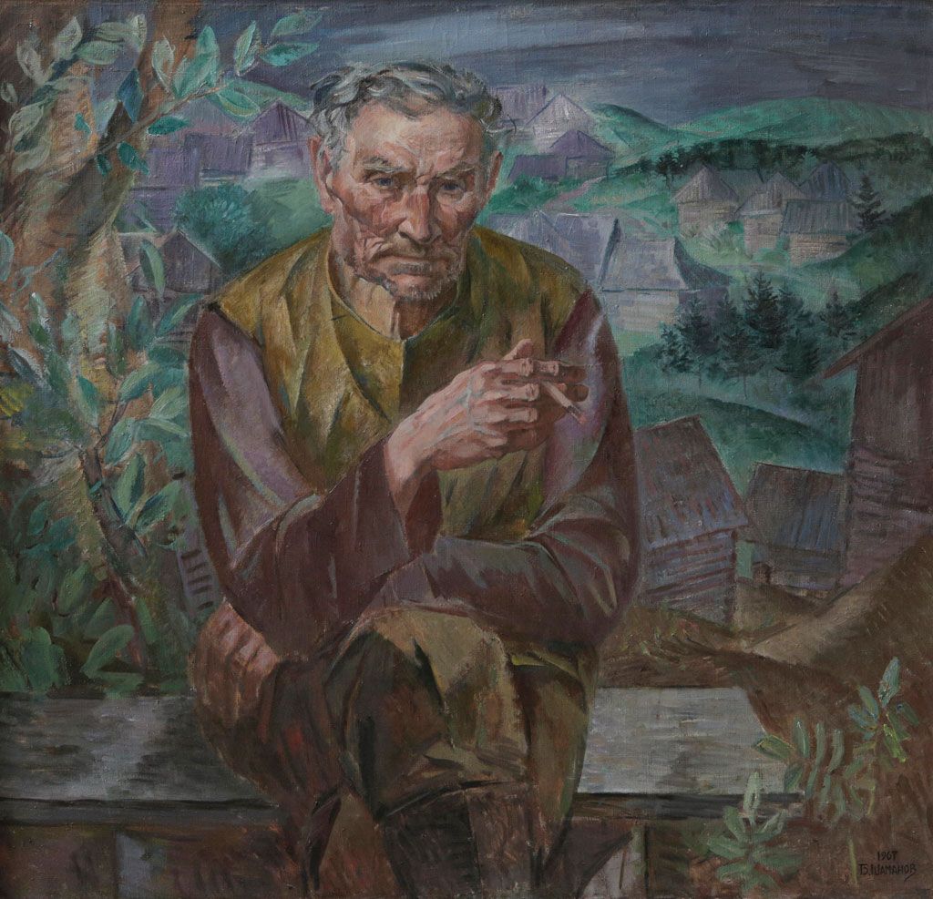 Портрет отца. холст масло, 117х120