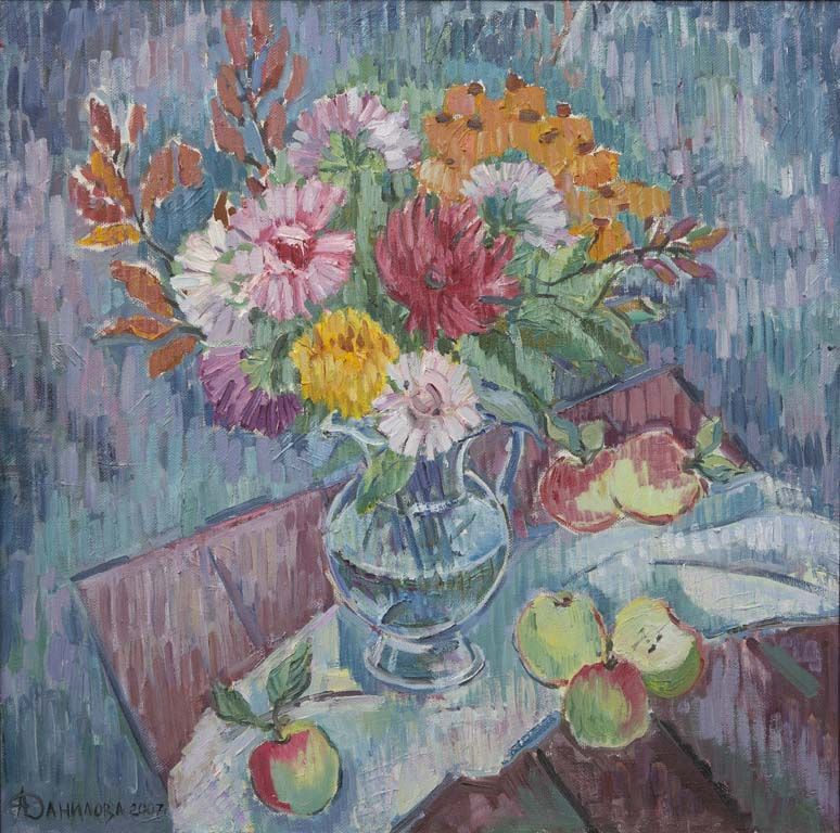 Натюрморт с астрами.