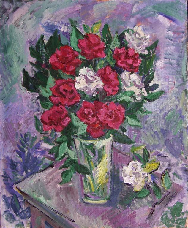 Композиция с розами.