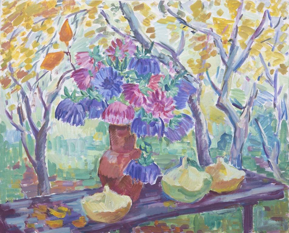 Сентябрь. Осенний сад.