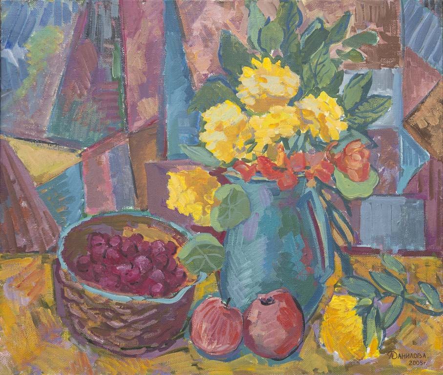 Натюрморт с ягодами.