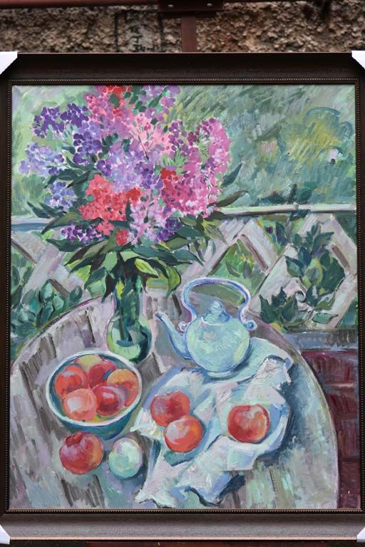 Флоксы. Летний день.